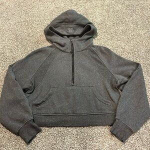 Lululemon Scuba Oversized Cropped Half Zip Pullover size xs/s